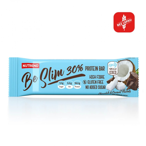 NUTREND Be Slim 30 % Protein Bar 35 g čokoláda kokos