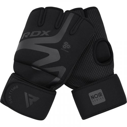 Graplingové rukavice z neoprenu RDX T15 zeshora