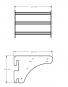 Závěsná hrazda dřevěná BenchK PB1 rozměry