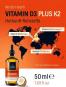 WoldoHealth® Vitamín D3+K2 50ml původ