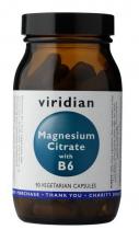 VIRIDIAN Magnesium Citrate + vitamin B6 90 kapslí