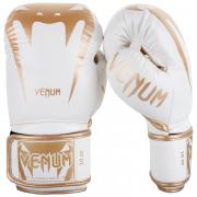 Boxerské rukavice Giant 3.0 - kůže Nappa bílo/zlaté VENUM