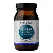 VIRIDIAN Viridikid Multivitamin Mineral 90 kapslí