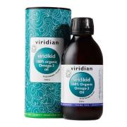 VIRIDIAN Viridikid Omega 3 Oil 200 ml Organic (Bio Omega 3 olej pro děti)