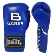 Boxerské rukavice Profi - kůže vel. 10 oz modré BAIL
