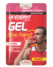 ENERVIT - Gel One Hand s kofeinem 12,5 ml malina