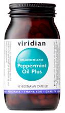 VIRIDIAN Peppermint Oil Plus 90 kapslí
