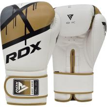 Boxerské rukavice RDX F7 white/golden vel. 8 oz