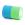 BRONVIT Sport Kinesio Tape set 2 x 5cm x 6m modrá + zelená